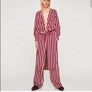Zara Red Striped Tunic